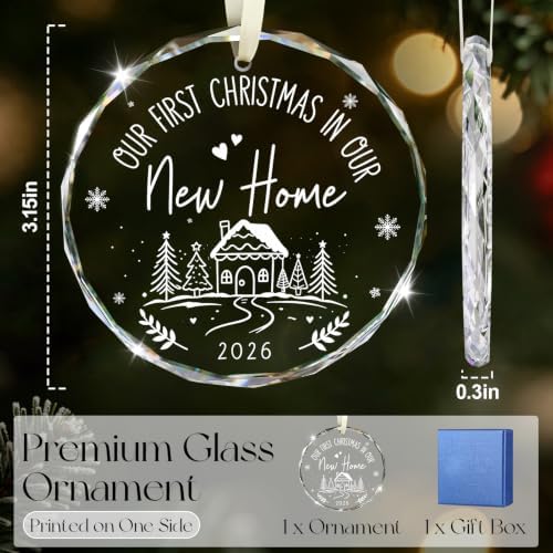 New Home Ornament 2026, First Christmas in New Home Ornament - New