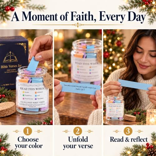 Read This When Bible Verses Jar – Birthday Gifts for Women, Christian