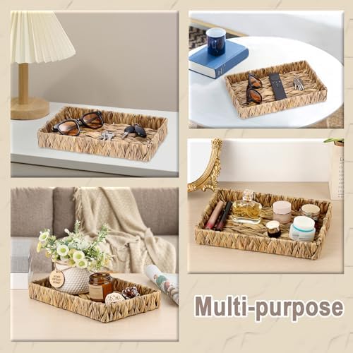 Decorative Key Holder for Entryway Table Handwoven Natural Water