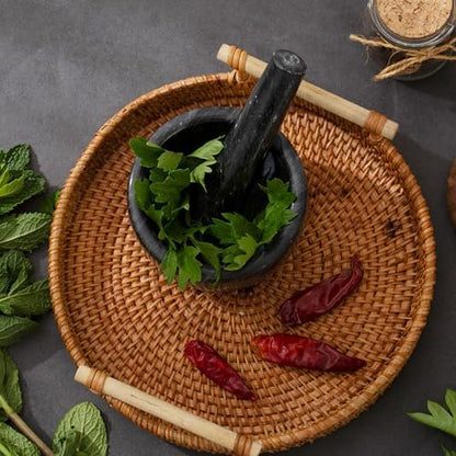 Marble Heavy Duty Mortar and Pestle Natural Marble Mortar and Pestle