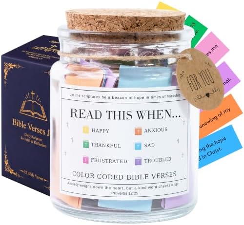Read This When Bible Verses Jar – Birthday Gifts for Women, Christian