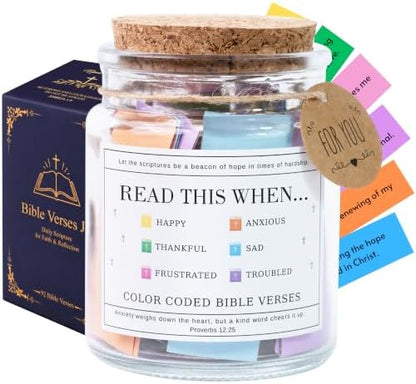 Read This When Bible Verses Jar – Birthday Gifts for Women, Christian