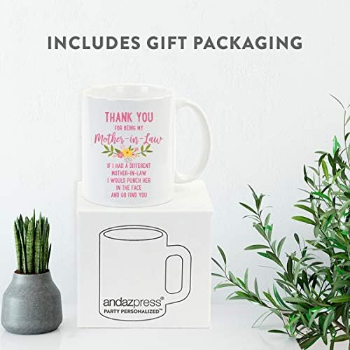 Andaz Press Funny Family 11oz. Coffee Mug Gift, Thank You For Being My
