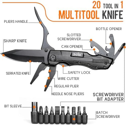 Gifts for Men Him Dad, Pocket Multitool Knife, Christmas Stocking