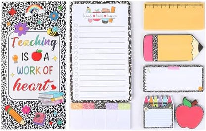 Teacher Post It Notes,Back to School Note Pads Gift for Teacher