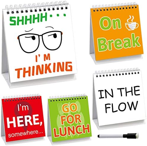 Fancy Land Funny Desk Signs 30 Flip-Over Messages Office Desk