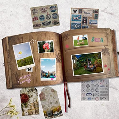 Our Adventure Book Vintage Scrapbook Journal