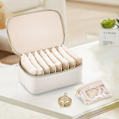 Jewelry Box Organizer for Women,Small Travel Jewelry Case,Mini Travel