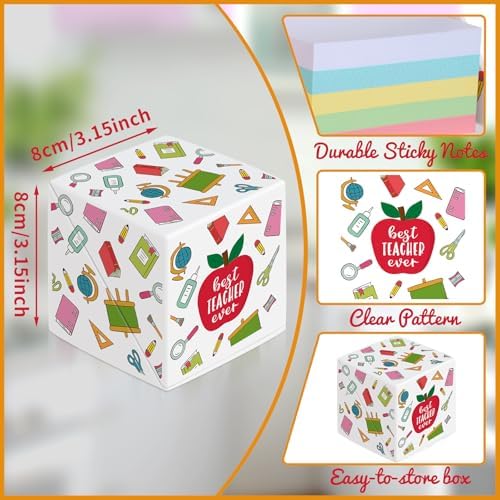 Eaasty Teacher Appreciation Gifts Sticky Notes Organizer with Pen
