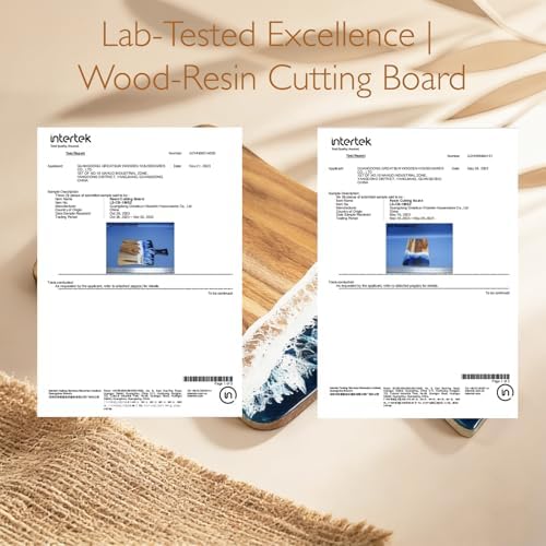 Housewarming Gifts for New Home, Customized Resin Wood Cutting Board