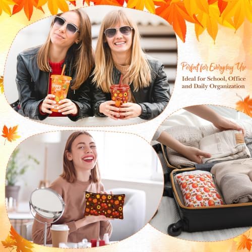 25 Pcs Thanksgiving Party Gift Bulk 5 Set Pumpkin Maple Leaf Gift
