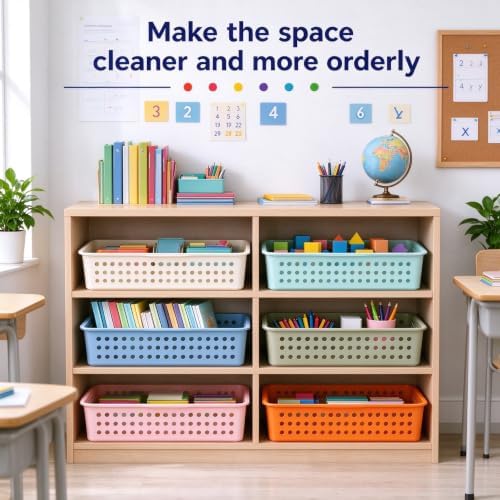 Simple Trending 6 Pcs Turn in Paper Trays for Classroom, Storage Paper