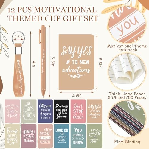 Hollowfly 12 Sets/48 Pcs Employee Appreciation Gifts Bulk, Morandi