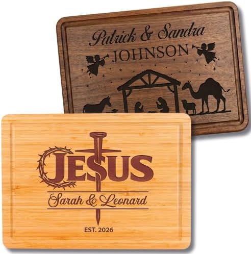 Christian House Warming Gifts New Home, Custom Christmas Cutting Board