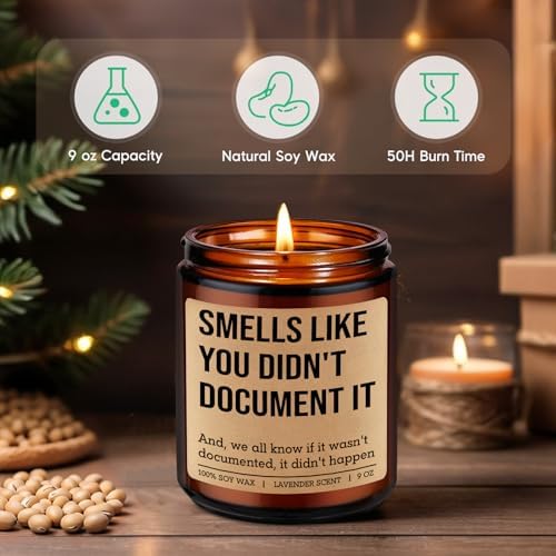 GSPY Candle, HR Gifts, Human Resources, Funny Office Gifts for
