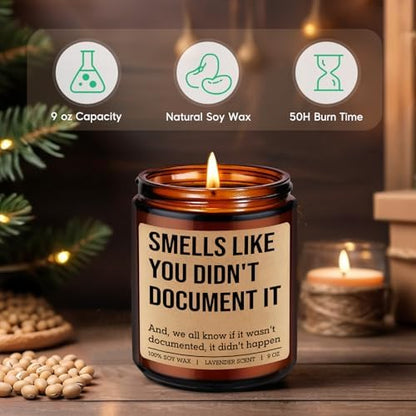 GSPY Candle, HR Gifts, Human Resources, Funny Office Gifts for