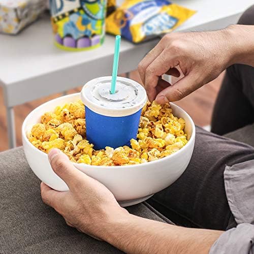 DOWAN Serving Bowls, 90 OZ (9.5") Large Salad Bowls for Entertaining