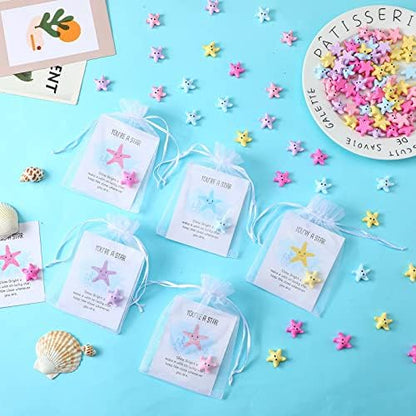 Wettarn 125 Sets Bulk Employee Appreciation Gifts Bulk, Resin Starfish