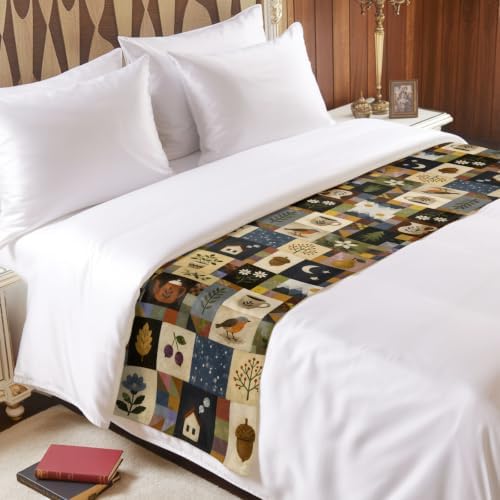 Countryside Serene Bed Runner for Bedroom, Fall Vintage Coffee Mug