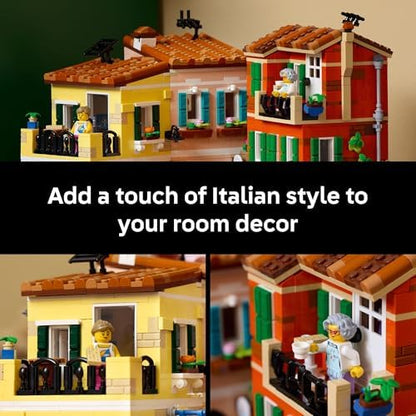 LEGO Ideas Italian Riviera Building Set for Adults - DIY Home & Office
