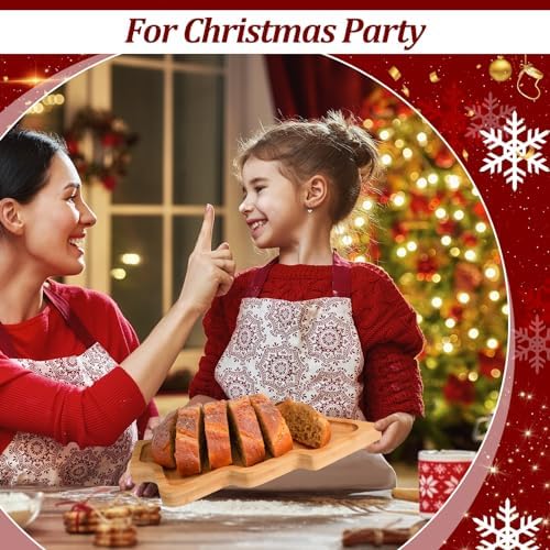 Sintuff 2 Pcs Christmas Charcuterie Board Xams Tree and Elk Shaped