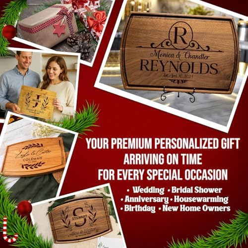 Personalized Cutting Board – Monogrammed Wood Charcuterie Board