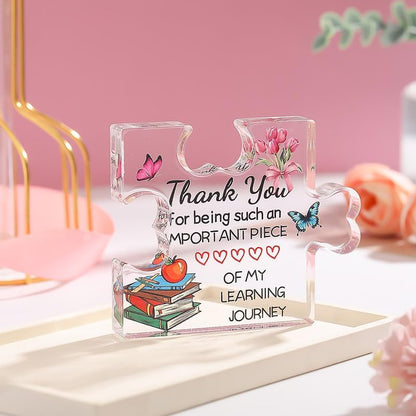 Teacher Appreciation Gifts - Heart-shaped Crystal Paperweight - Gift