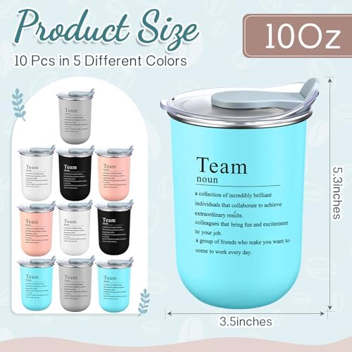 Reallnaive 10 Pcs Back to School Teacher Gifts Bulk, Cohesion, Neutral