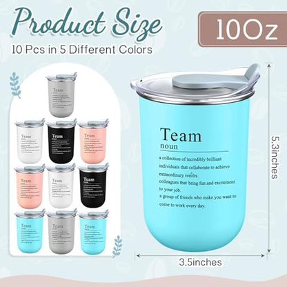 Reallnaive 10 Pcs Back to School Teacher Gifts Bulk, Cohesion, Neutral