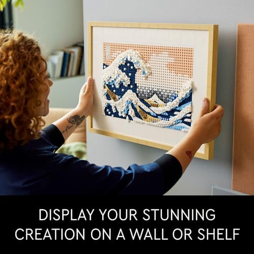 LEGO Art Hokusai The Great Wave Framed Japanese Wall Art Building Set
