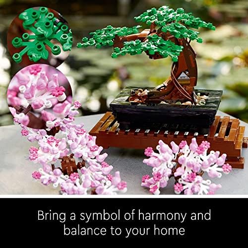 LEGO Botanicals Bonsai Tree Building Set - Artificial Bonsai Tree