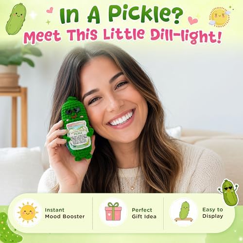 OASSIE Inspirational Gifts for Women Men - Emotional Support Pickle