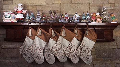 Lulu Decor, Cast Iron Combo Decorative Gingerbread Stocking Holders