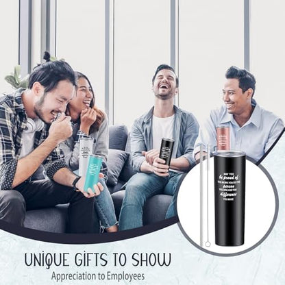 Rtteri 4 Pcs Employee Appreciation Tumbler 20 Oz, Thank You Gifts