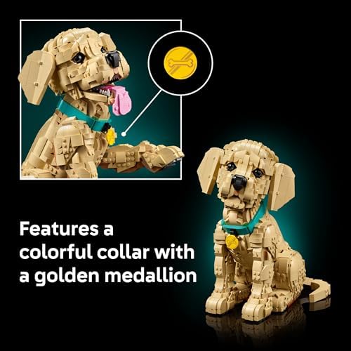 LEGO Icons Golden Retriever Puppy 11384