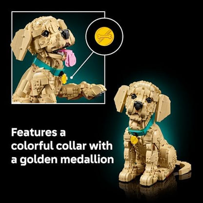 LEGO Icons Golden Retriever Puppy 11384