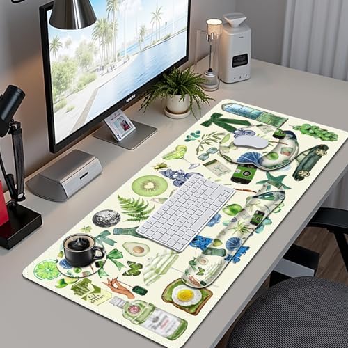 Mouse Pad, 4 in1 Large Desk Mat, Desk Pad Matt for Desktop, Anti-Slip