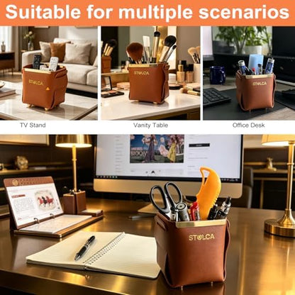 Pen Pencil Holder for Desk,Makeup Brush Holder Organizer for Desk