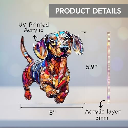 Dachshund Gifts for Women, Dachshund Christmas Ornaments for Tree