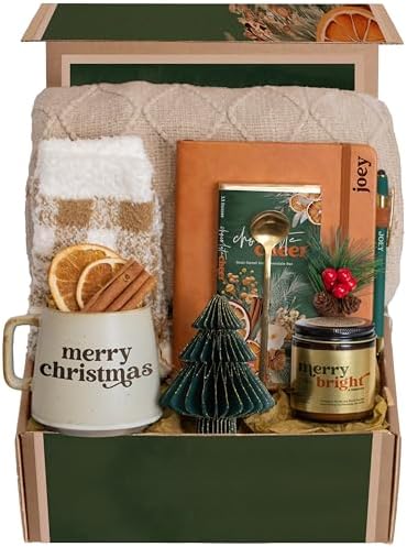 Sincerely, Me Christmas Cozy Gift Box with Blanket, Set for Her
