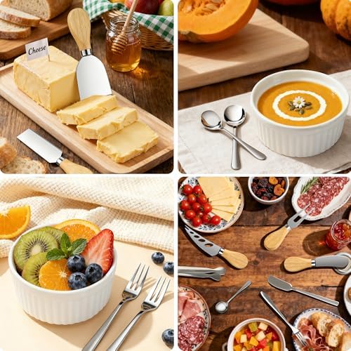 Charcuterie Boards Accessories Bowls Utensils, Cheese Knife Set Mini