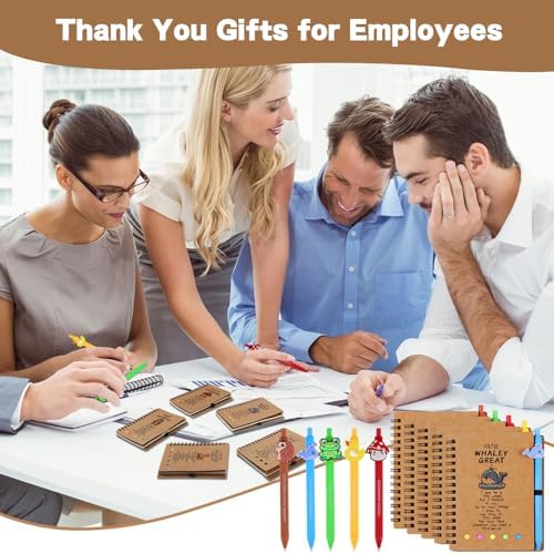 20 Sets Employee Appreciation Gifts Bulk Inspirational Spiral Notebook
