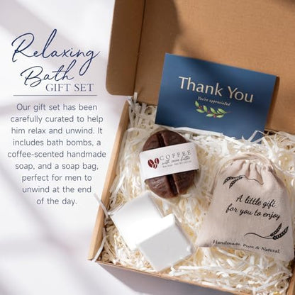 Thank You Gift Box for Men, Employee Appreciation Gifts for Men with