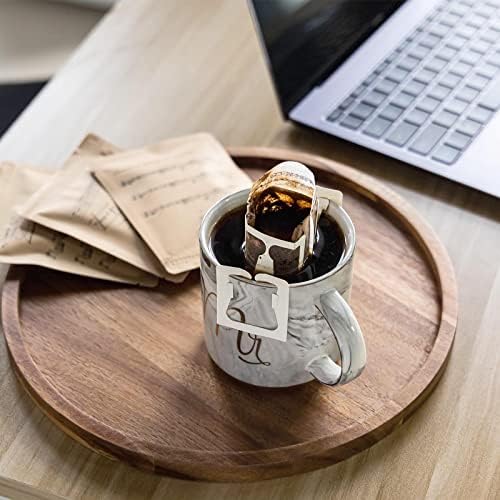 11.5 Inches Candle Holder Tray Home Decor, Round Wood Tray for Coffee