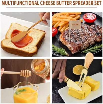 48 Pcs Charcuterie Boards Accessories Butter Spreader Knives Set