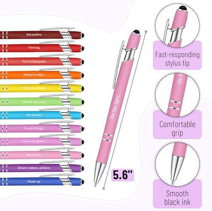 Mr. Pen- Inspirational Sticky Notes and Stylus Pens, 20 Pack