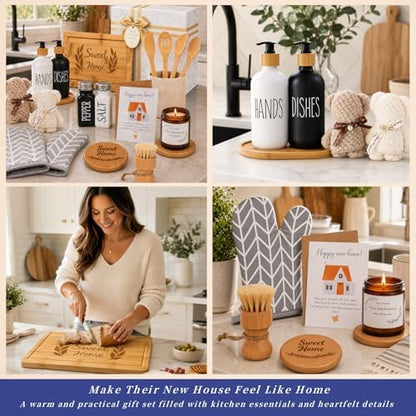 House warming gifts new home basket, New Home Gift Basket (21-Piece)