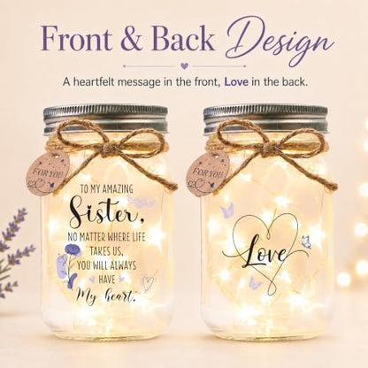 Solmay Sister Birthday Gifts, Birthday Gifts for Sister Adult Keepsake