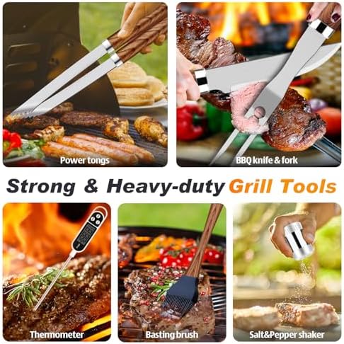 ROMANTICIST 26pcs Grilling Gifts for Men, Dad Gifts for Father's Day