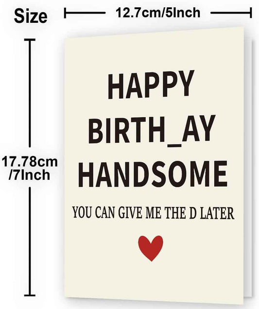 WowBefun Gifts for Men Him | Funny Birthday Card & Gifts for Men Husband Boyfriend Him, Happy Bday Card